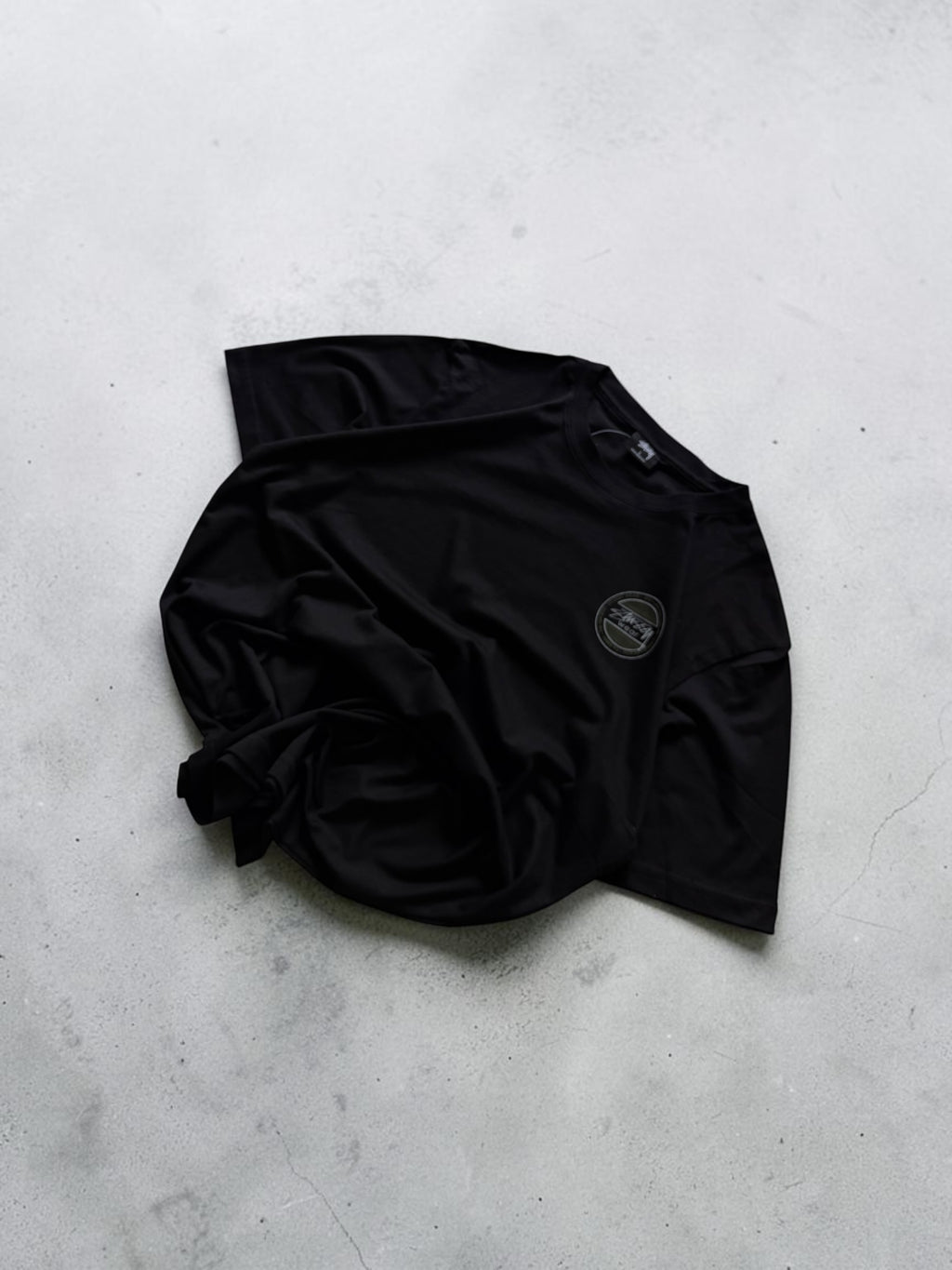 Stussy Black Graphic Tshirt- M