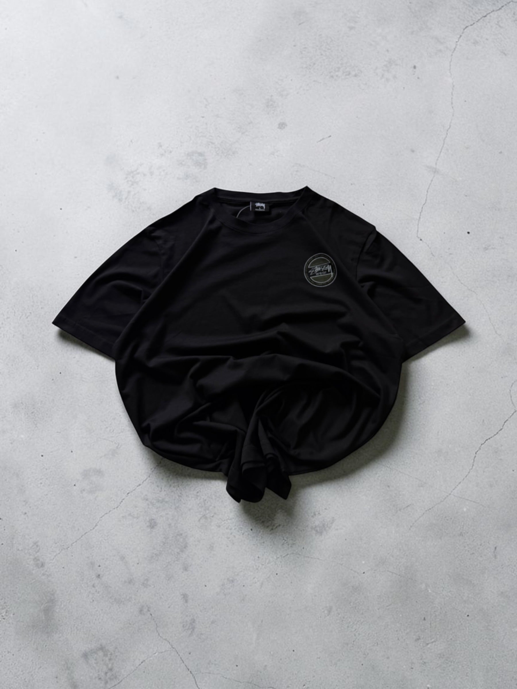 Stussy Black Graphic Tshirt- M