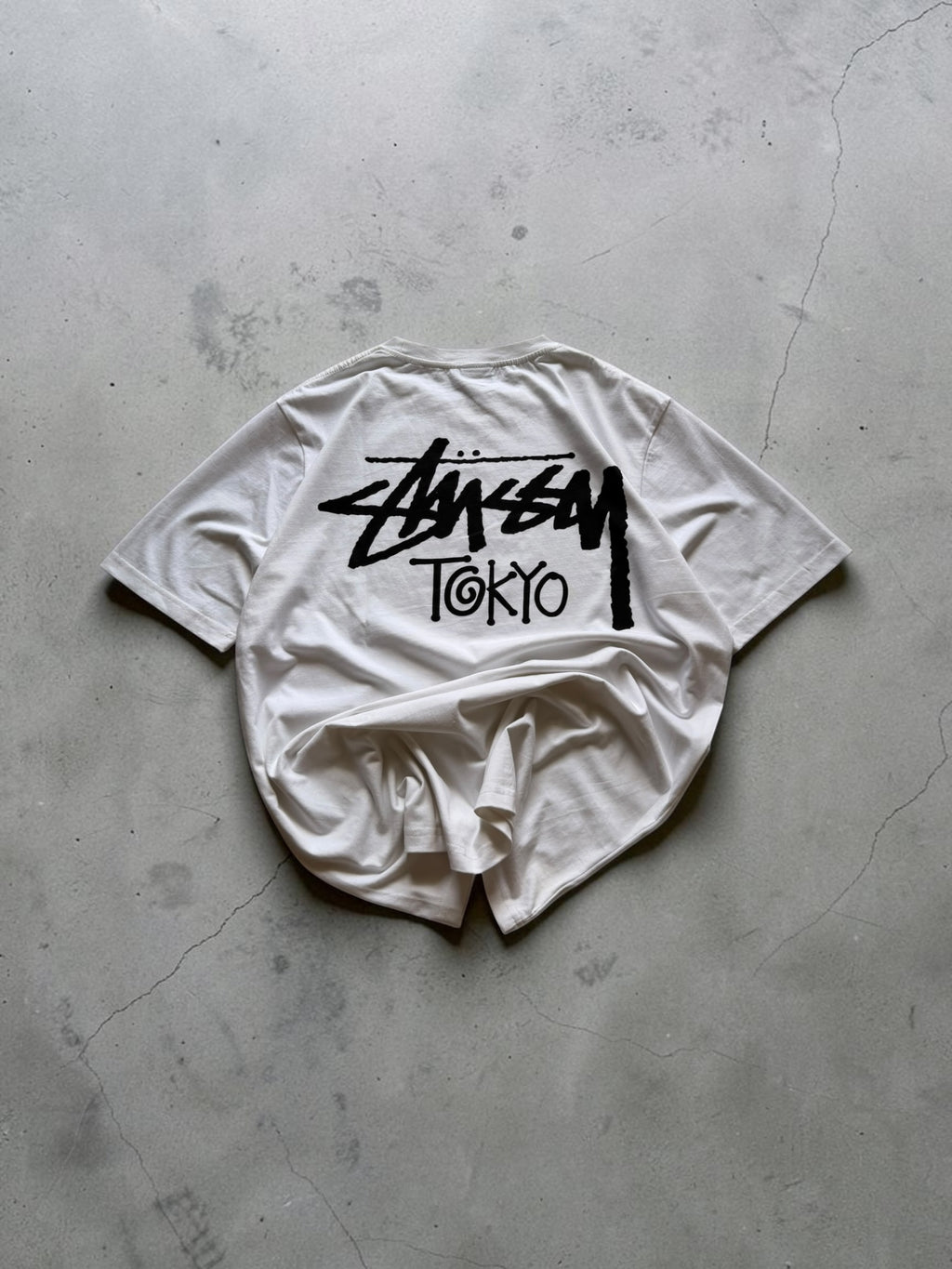 Stussy Tokyo White Tshirt