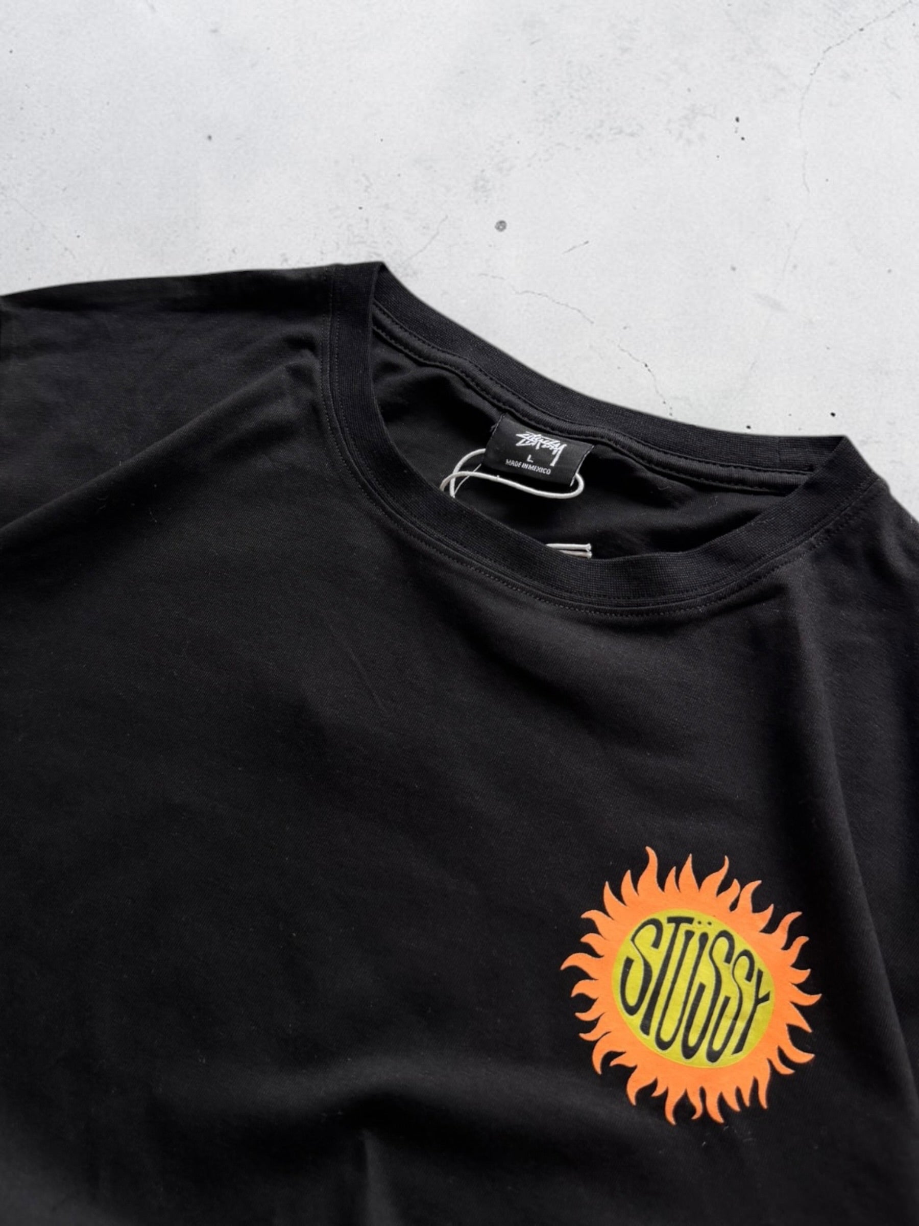 Stussy Black Graphic Tshirt- L