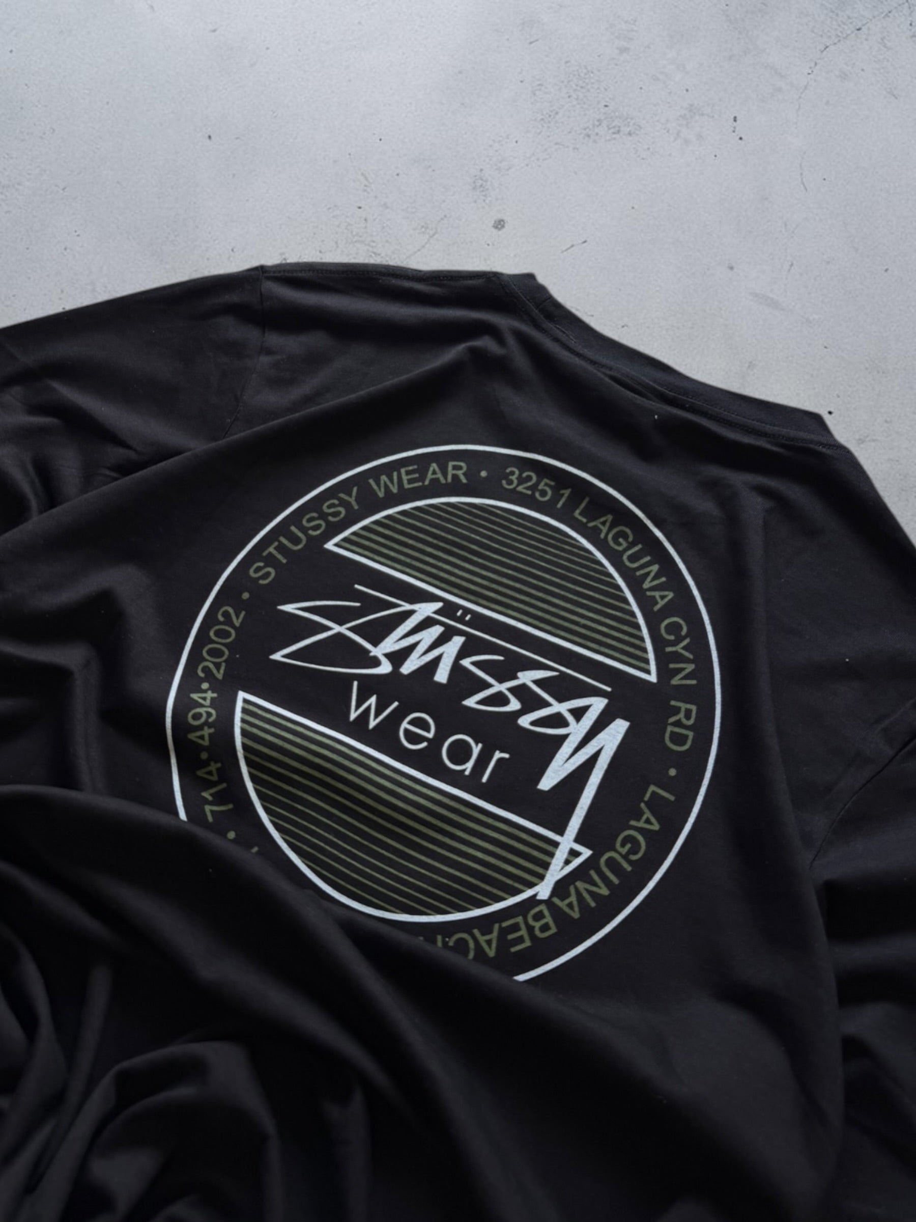 Stussy Black Graphic Tshirt- M