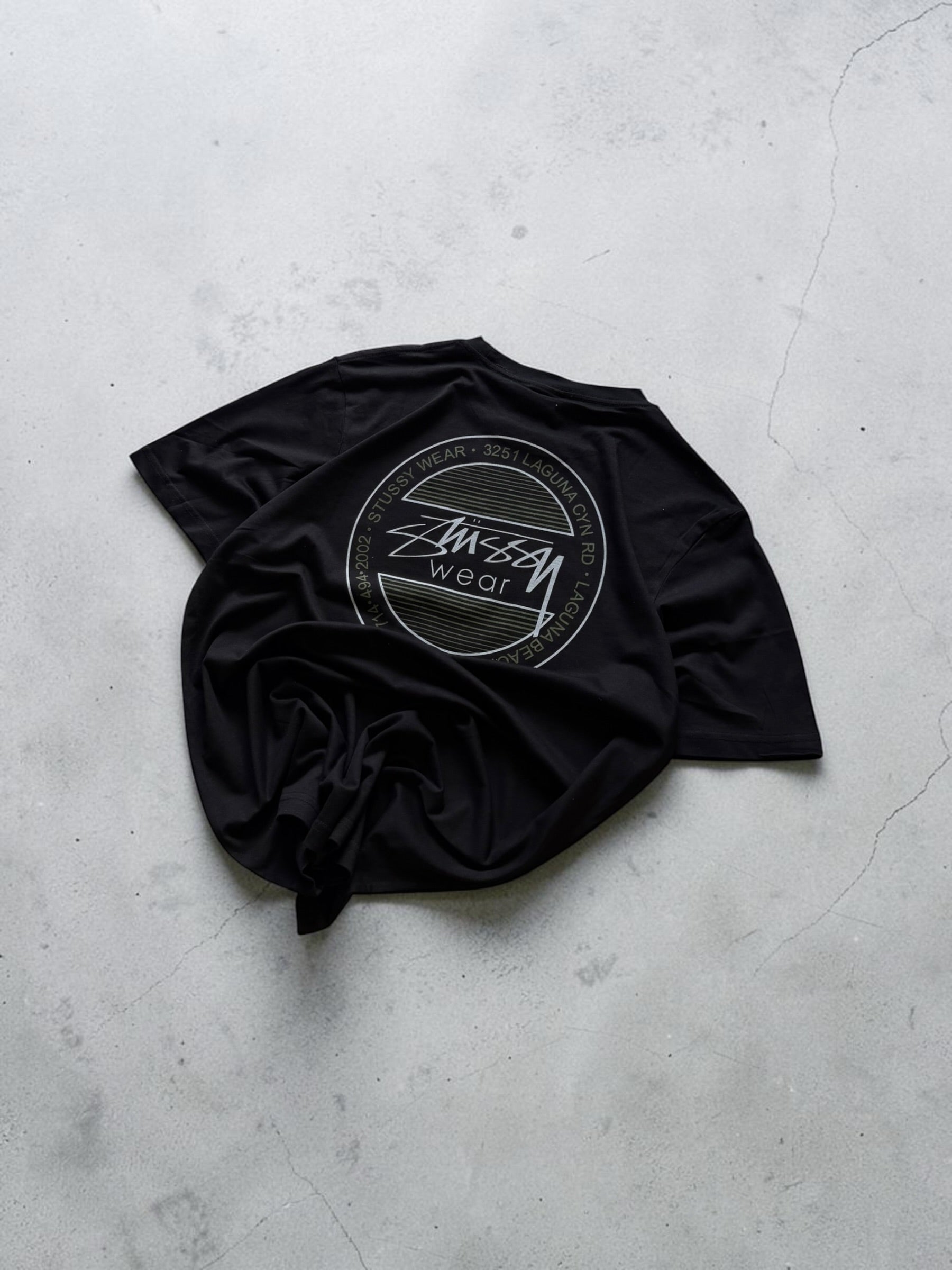 Stussy Black Graphic Tshirt- M